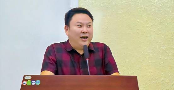 太阳成集团tyc122cc校团委书记孔军发表讲话